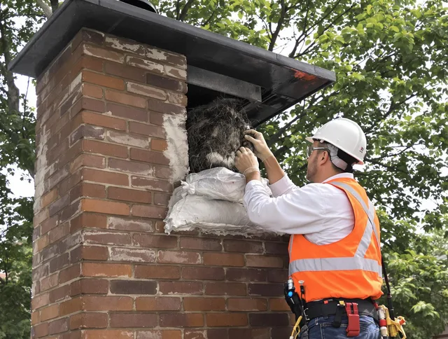 Humane removal of debris and animals by Mahoning Chimney Sweep in Mahoning, OH