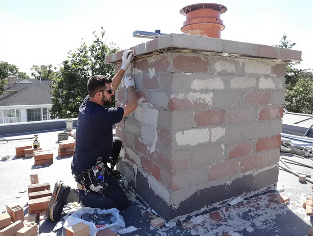 Advanced chimney repair process by Mahoning Chimney Sweep in Mahoning, OH