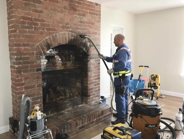 Mahoning Chimney Sweep expert performing detailed chimney sweep in Mahoning, OH