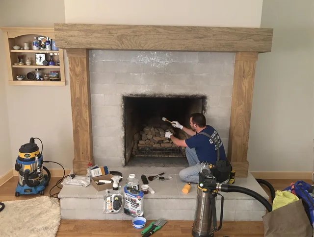 Detailed creosote removal process by Mahoning Chimney Sweep in Mahoning, OH